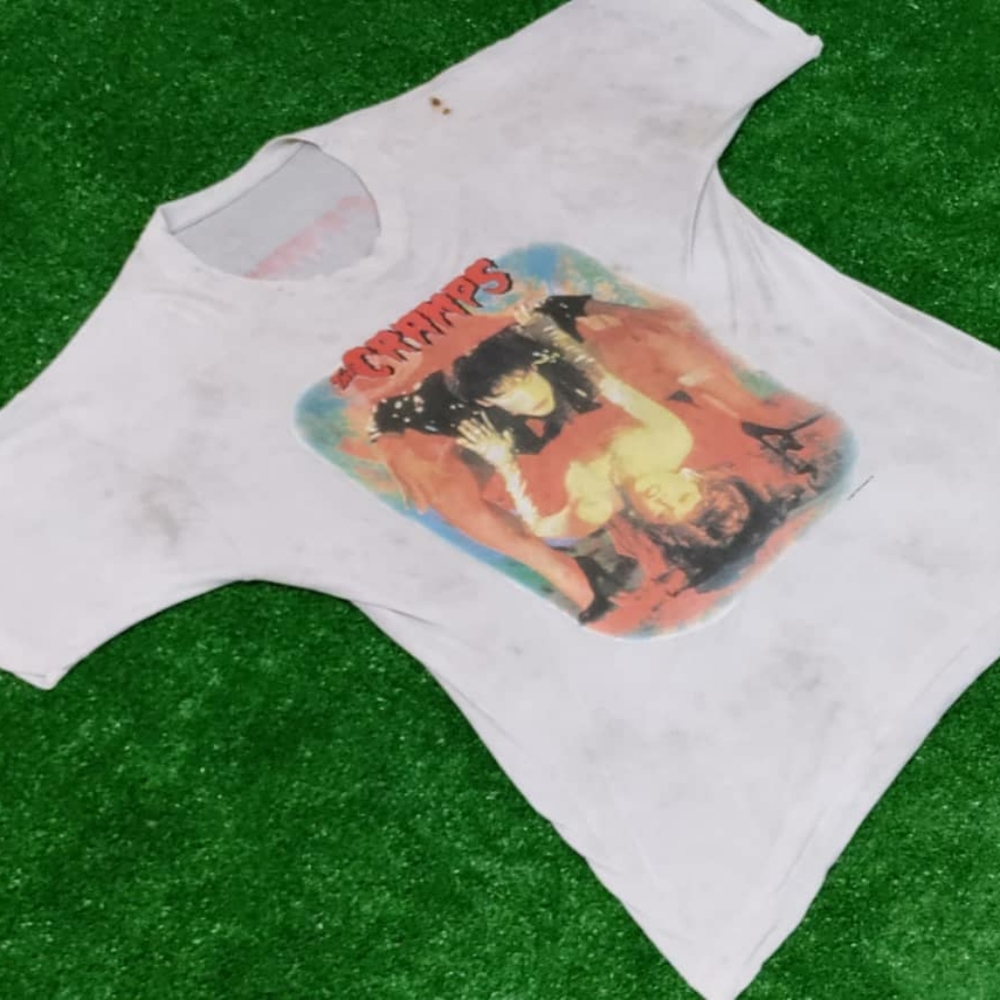 Vintage 1991 The Cramps Look Mom No Head Tour Tee